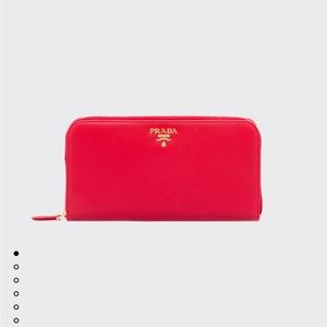 Large Saffiano Leather Wallet